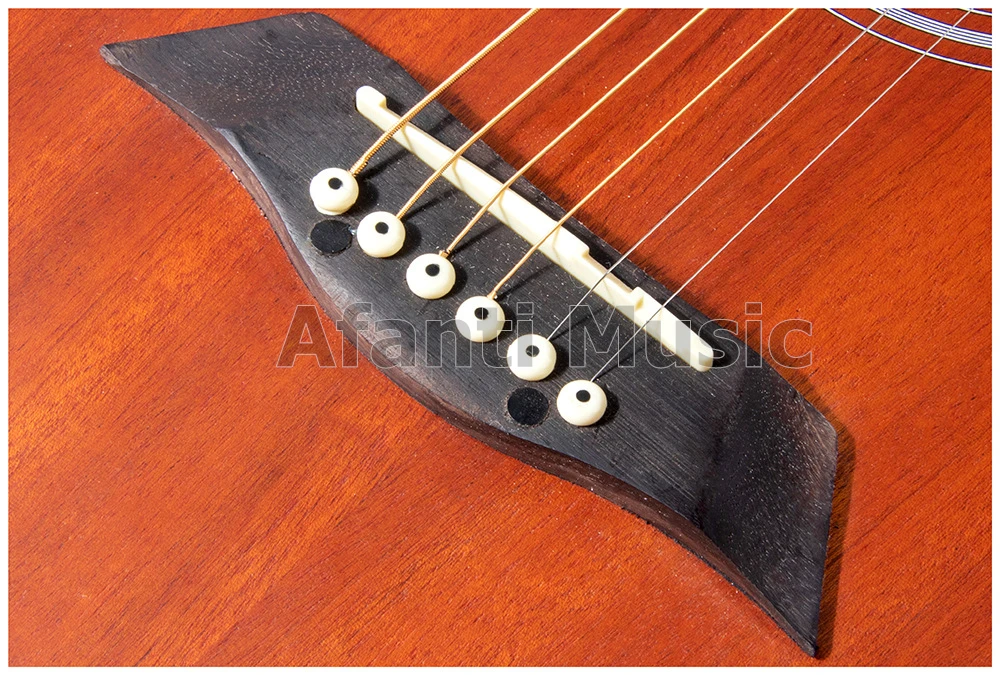 Afanti музыка 34 дюймов Путешествия стиль все Sapele деревянная акустическая гитара(WY-008S