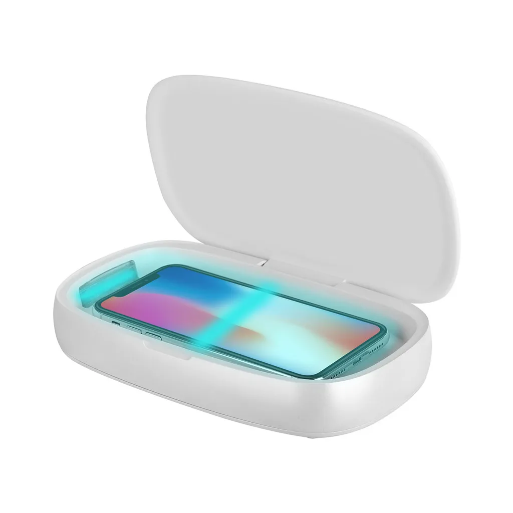 

10W Wireless Charging Charger UV Phone Sanitizer Sanitizing Box for Mask for Phone Toothbrush Watch Cleaner Personal