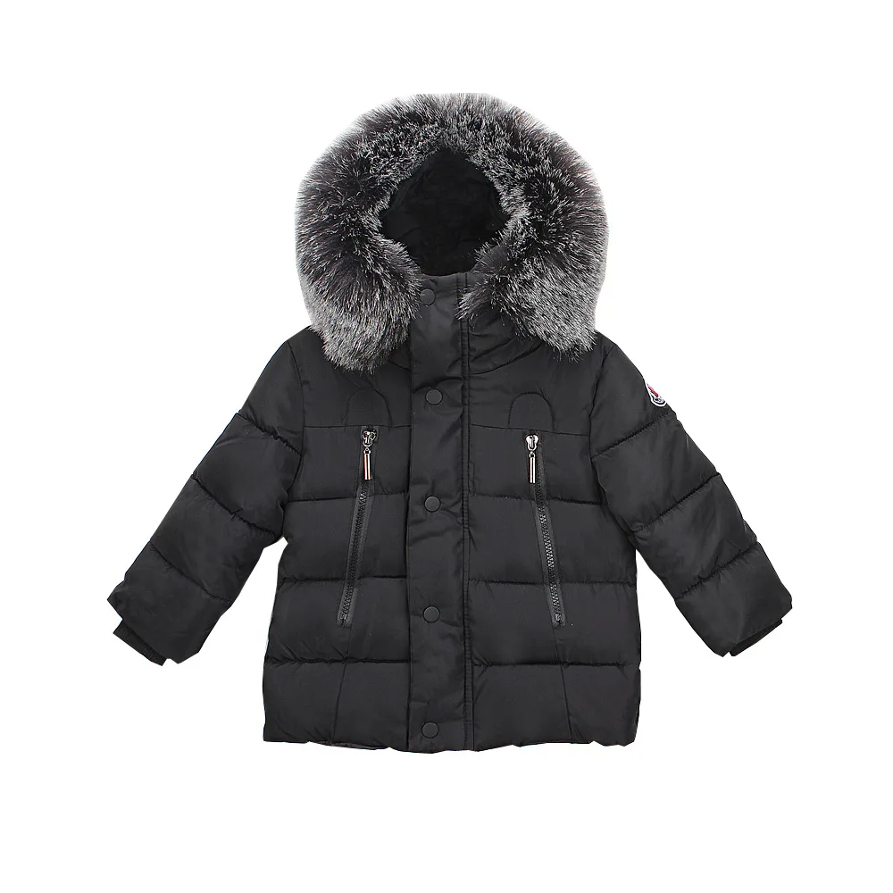 Boys black winter jacket Clearance