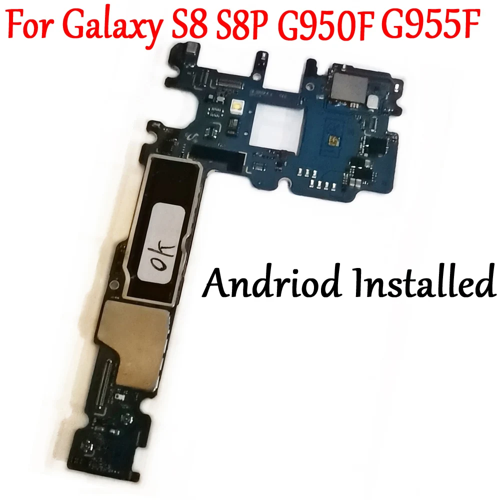 Протестированная Рабочая разблокированная материнская плата для Samsung Galaxy S8 Plus
