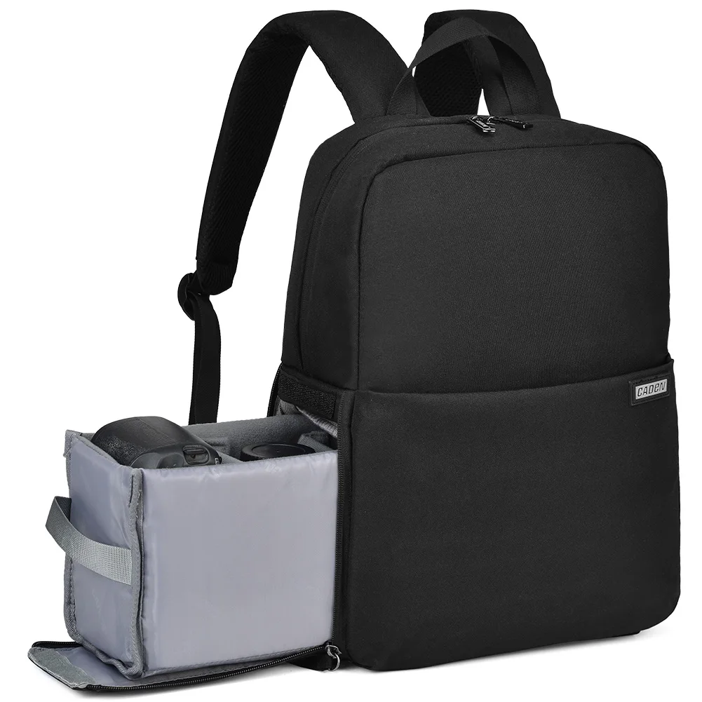 L4 Black CADeN L4 dslr камера сумка Водонепроницаемый рюкзак наплечный ноутбук Цифровая камера и объектив фотография багажные сумки чехол для Canon Nikon - Цвет: L4 Black