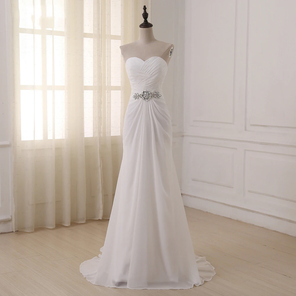 Sweep Vestidos Sweetheart Pleats Maids 6
