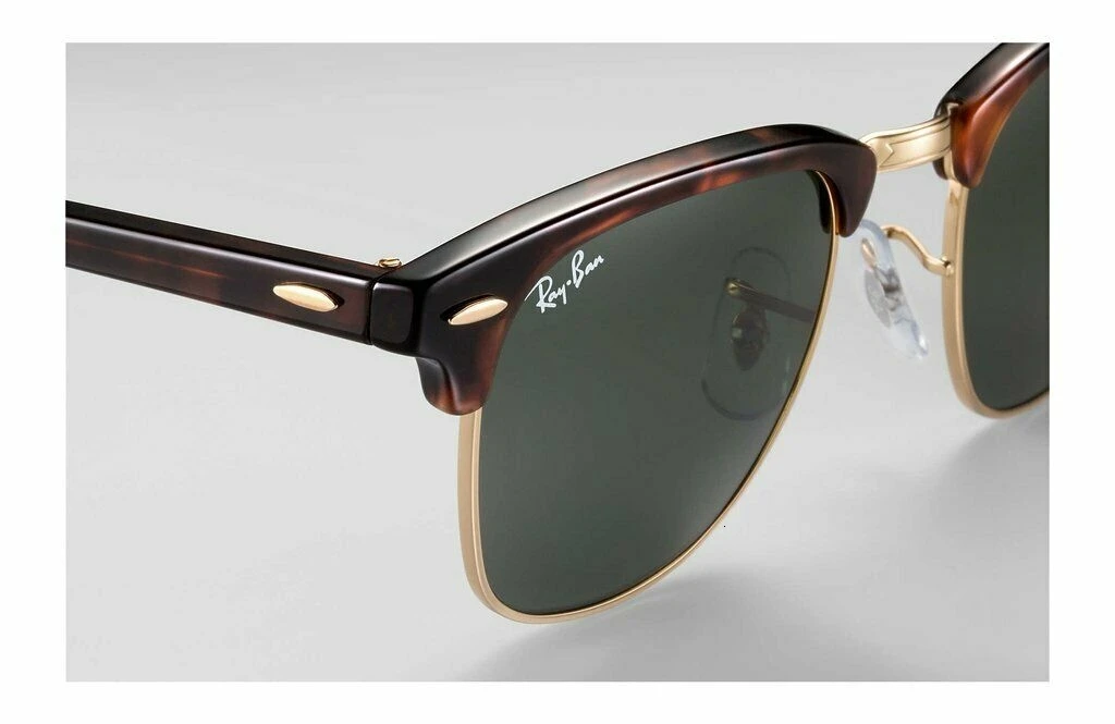 Gafas de sol Ray-Ban RB3016 CLUBMASTER W0366 макет Черепаха/ARISTA VERDE Cal. 51