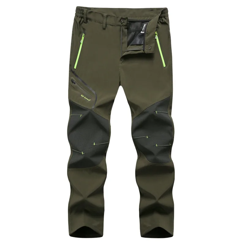 

New Outdoor quick-drying pants Spring autumn thin Hiking Trekking Fishing Camping sports trousers waterproof pants Plus Size 6XL