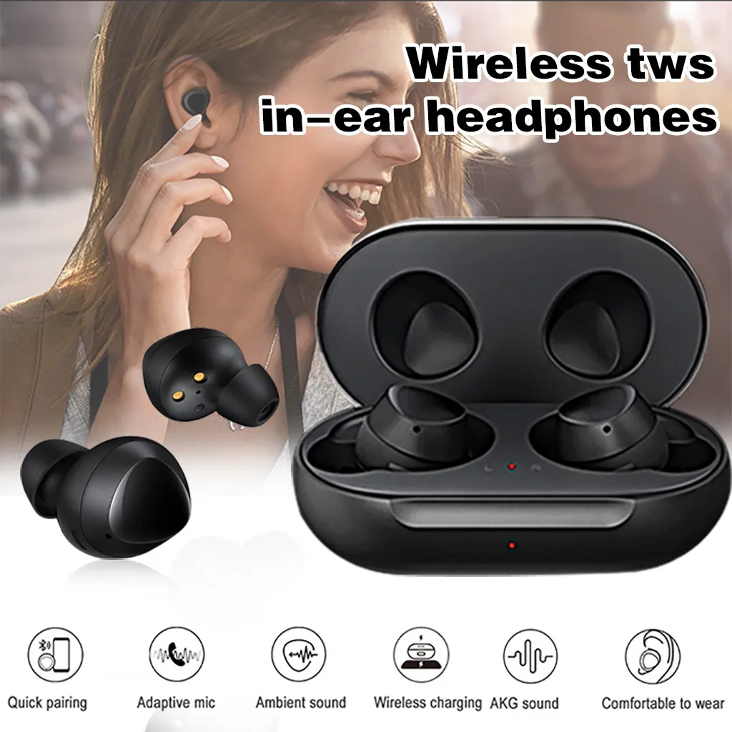 Ouhaobin Bluetooth беспроводная гарнитура в ухо стерео наушники tws bluetooth 5,0 наушники беспроводные наушники 1115#2