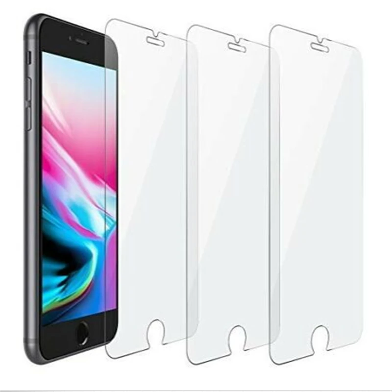 1 шт закаленное стекло для iphone 6 Премиум Защитная крышка для экрана Защитный чехол+ салфетки