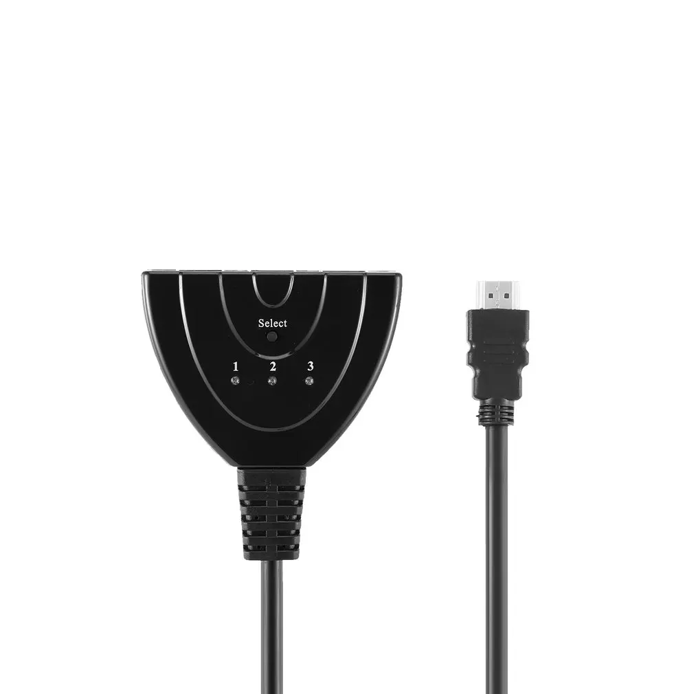 Мини 3-портовый сплиттер hdmi-кабель, адаптер 1.4b 4K* 2K 1080P Коммутатор HDMI 3 в 1 выход порт концентратор для HDTV Xbox PS3 PS4