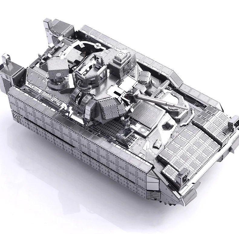 Металлическая Сборная модель diy без клея 3D головоломка M2A3 Боевая машина пехоты