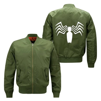 

Spider Man Marvel US EU size Hip Hop Coat Men Baseball Uniform Winter Men Clothing High Quality Bomber Jacket Fashion Streetwear