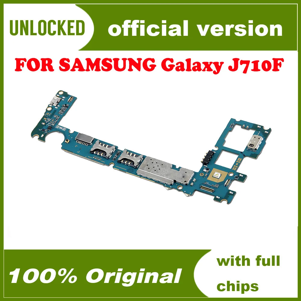 Сменная пластина Оригинальный разблокированный основной блок для Samsung Galaxy J7 2016