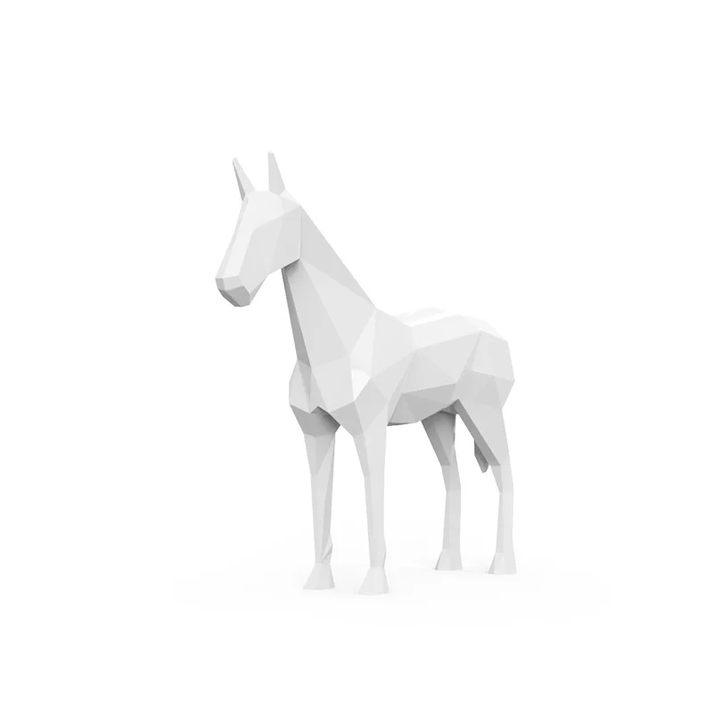 

150cm High Fiberglass Statue of Horse Pony in Various Choices Color