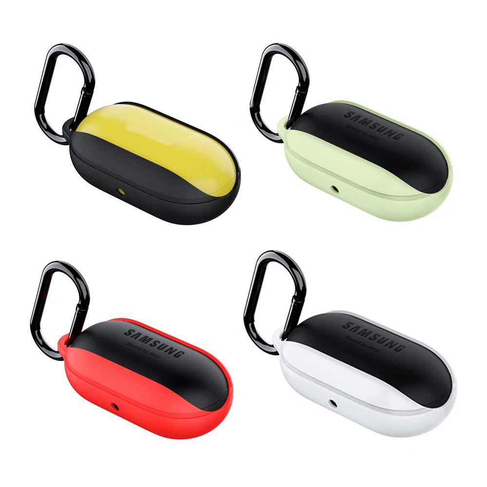 Новинка с крюком светящиеся с ночным светом Наушники Аксессуары для samsung Galaxy Buds Bluetooth гарнитура жидкий силиконовый чехол
