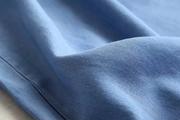 S20434, ультра-тонкие ковбойские капри из тенселя, свободные штаны, женские, корейский стиль, свободный крой, для похудения, с высокой талией, тонкие, летние, для похудения