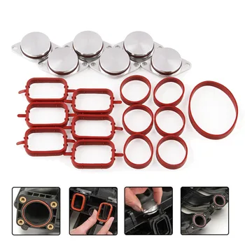 

6x33mm Car Engine Intake Diesel Swirl Flap Blanks Repair Kit With Manifold Gaskets For BMW Car Styling For BMW Previous M57