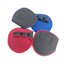 1 Pair Weight Lifting Training Gloves Palms Protector Dumbbell Grips Pads Anti-slip for Fitness SAL99