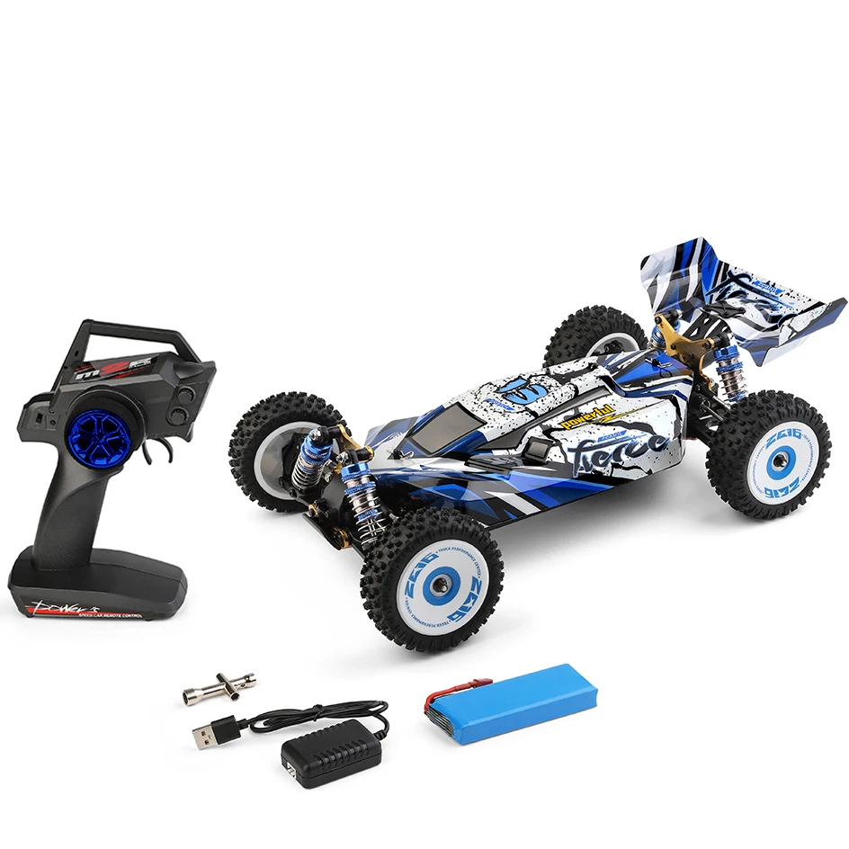 WLtoys 124017 последняя версия бесщеточный 75KMH 1/12 AWD высокоскоростной Радиоуправляемый