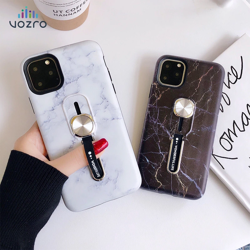 

VOZRO Multi Function Bracket Phone Case For 2019 Iphone 11 Pro X XR XS Max 6 6S 7 8 Plus Case Telephone Covers Accessories Bag