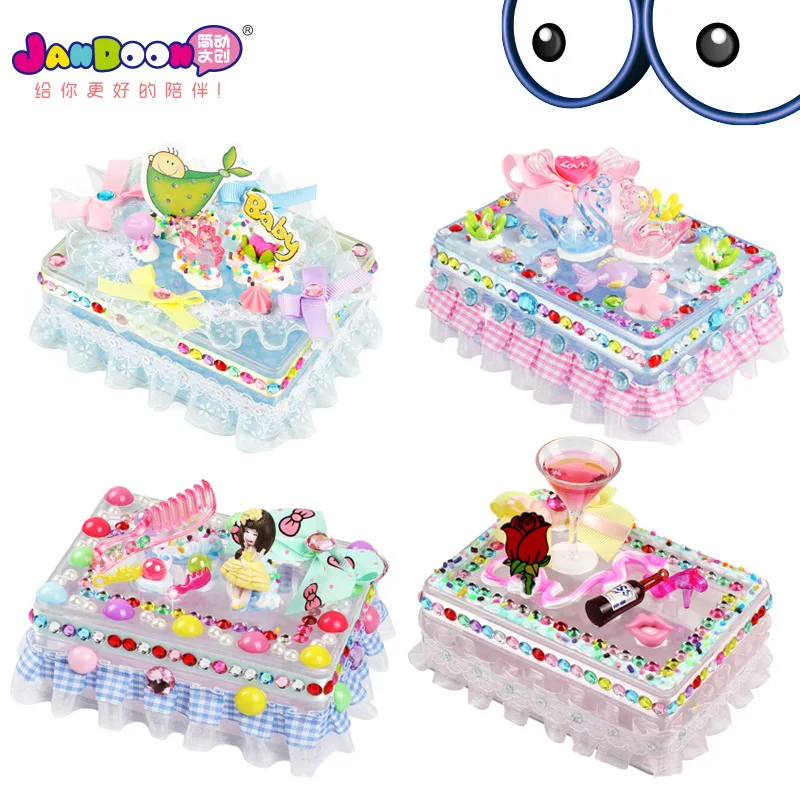 price cut Diy Handmade Gift Jewelry Receiving Box Parent-Child Interactive Children's Toys arts and crafts fo