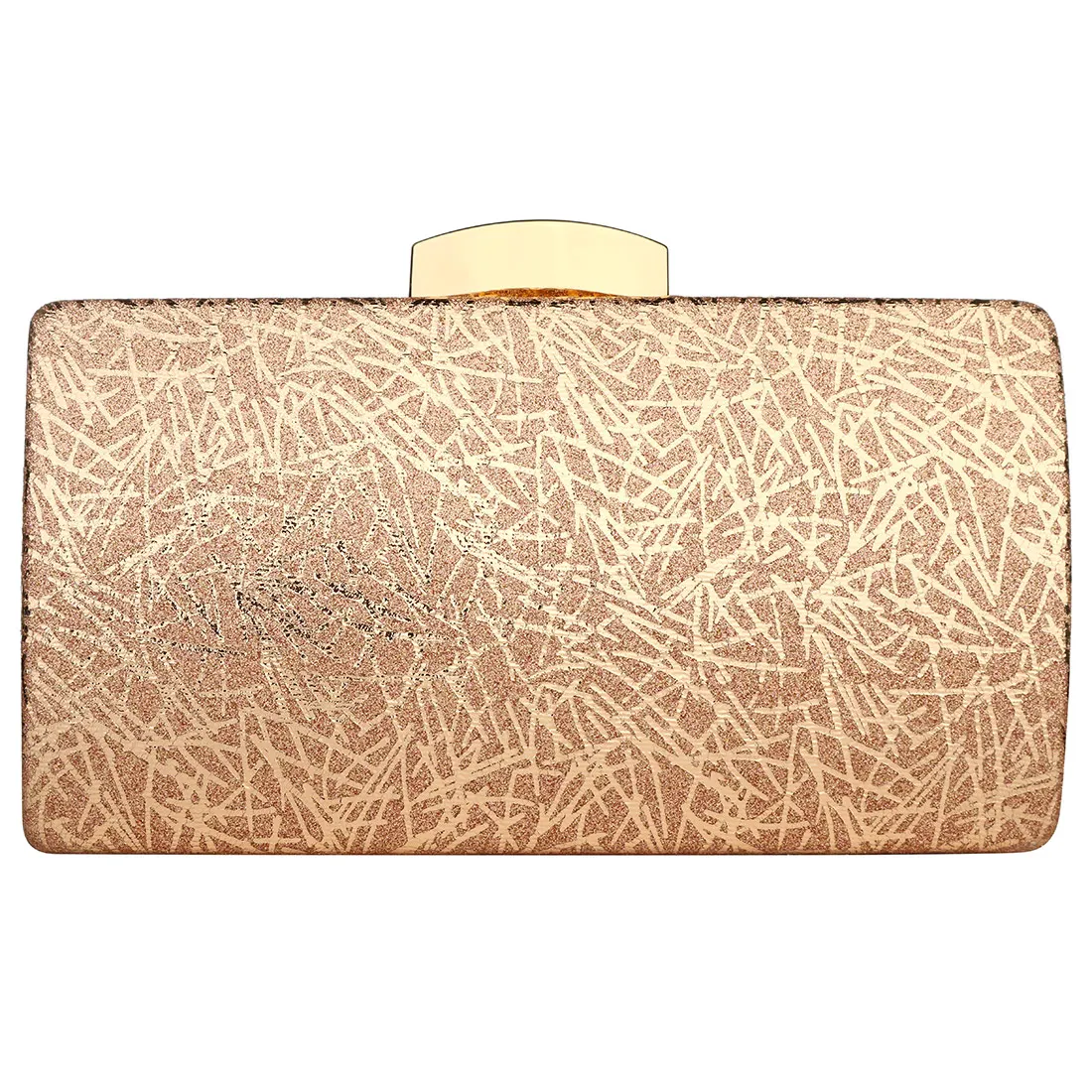 rose gold color Модная кожаная вечерняя сумка с наплечным ремешком, Женская лаконичная сумка с цепочкой, женские элегантные винтажные клатчи, банкетная Праздничная сумка, кошелек - Цвет: rose gold color