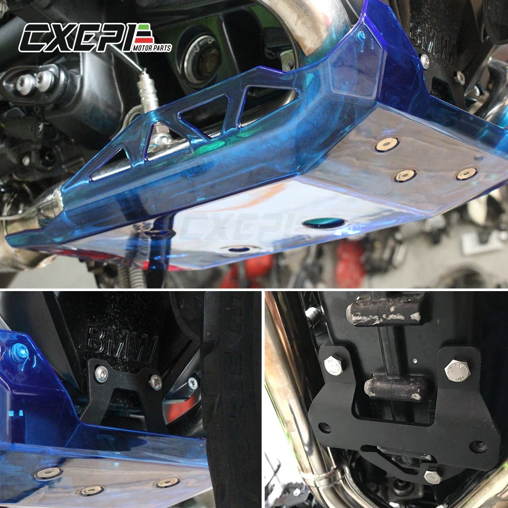 Chassis do Motor Cárter de Óleo para Bmw R1200gs Placa Skid Guarda Proteção Protetor Capa R1200r R1200rt R1200rs 2020 2 motor guarda proteção cárter de óleo protetor capa