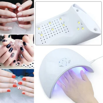 

36W UV Light LED Nail Dryer UVLED Gel Nail Lamp Arched Shaped Lamps For Nail Art Perfect Thumb Drying Solution