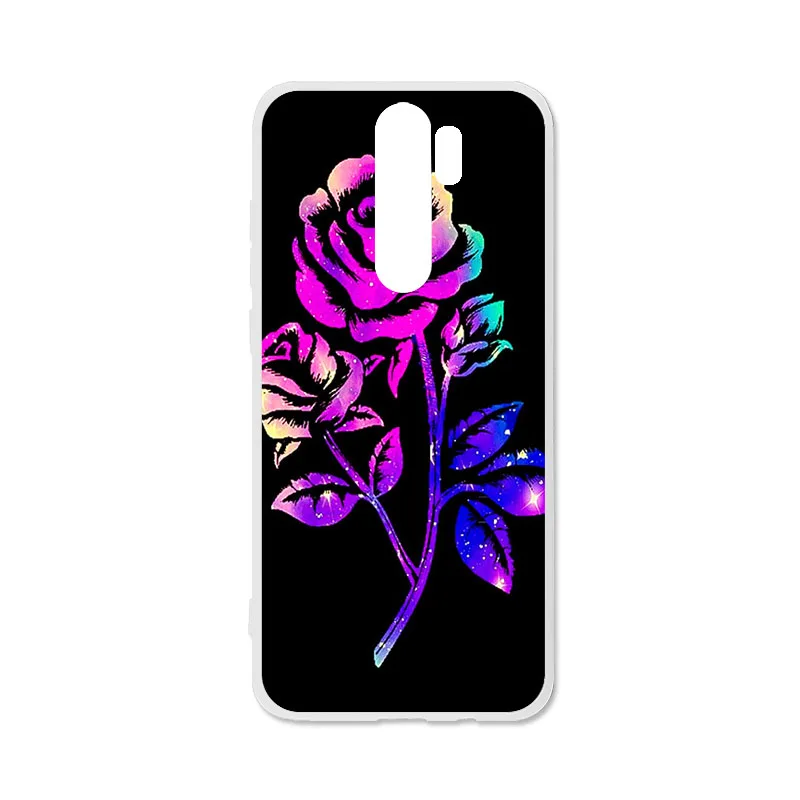 Мягкий чехол из ТПУ для Xiaomi Redmi Note 8 Pro, силиконовый чехол-бампер для телефона с цветочным рисунком для Xiomi Redmi Note8 Pro Note 8T 8A, чехлы - Цвет: Q101