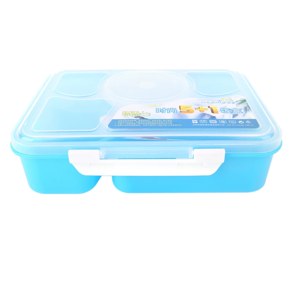 Портативный 5 сеток микроволновая печь Bento ланчбокс для детей и взрослых еда Фрукты мыло контейнер для хранения пластиковая переносная коробка для еды Ланчбокс