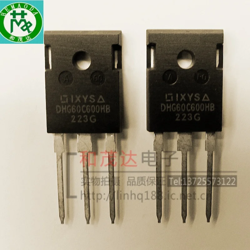 2 шт/DHG60C600HB 600V 60A TO-247