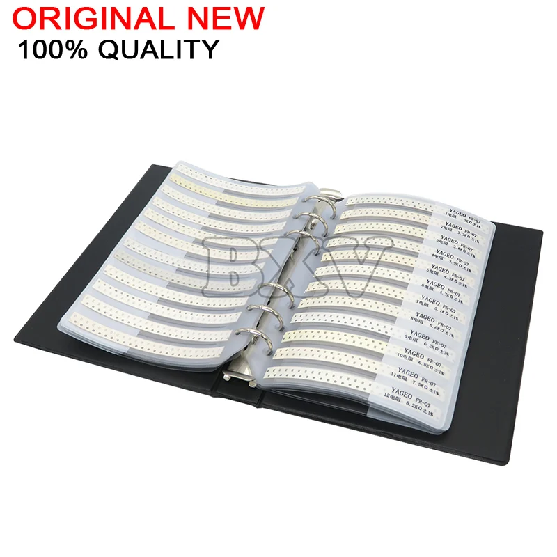 

4250PCS 8500PCS 8850PCS 0201 0402 0603 0805 1206 Resistor Sample Book 1% SMD Assorted Kit 10K 100K 1K 1R 100R 220R