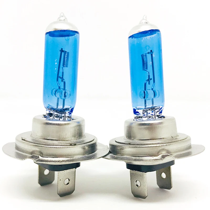 

2PCS H7 12V 100W 6000K PX26D clear light Xenon H7 Super White Halogen Car Light Source Bulbs Headlights Auto Lamp Parking Cars