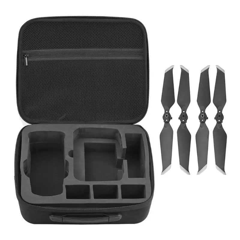 Portable Nylon Storage Carrying Case 2 Pair Quick Release Folding Propellers for DJI Mavic 2 Pro Drone Accessories Shoulder Bag - Цвет: B