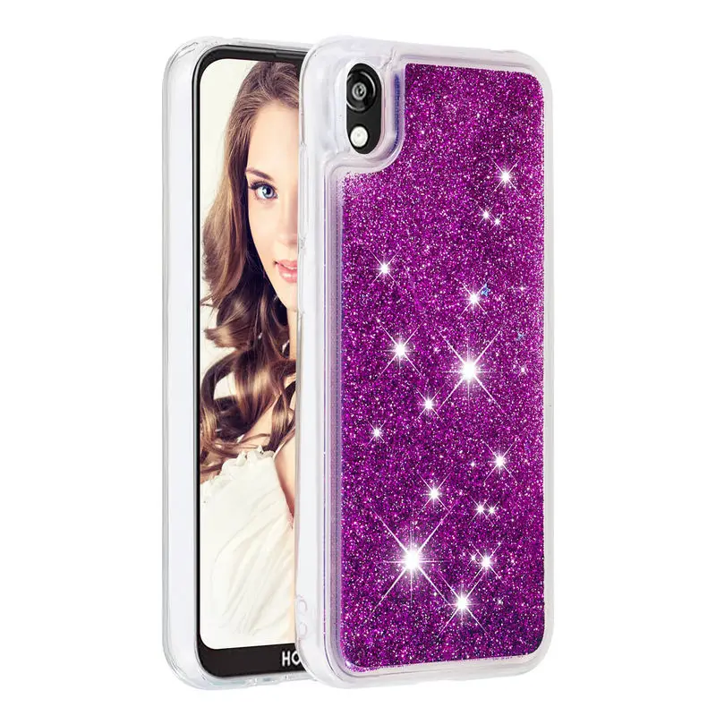 

Shockproof Case For Huawei Y5 2019 Soft Silicon Phone Cover For Huawei Y 5 2019 Honor 8S 8S 2020 Liquid Glitter Quicksand Cases