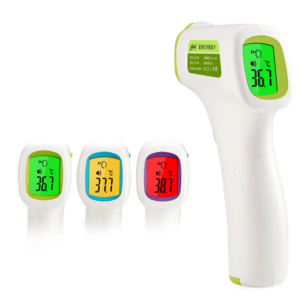 

1PC Baby Adults Thermometer With LCD Backlight Non Contact Ear Forehead Infrared Thermometer #