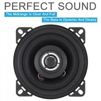 

1pcs 4 Inch 10mm 12V 50W 2-Way Car HiFi Coaxial Speaker Vehicle Door Auto Audio Music Stereo Full Range Frequency Speakers