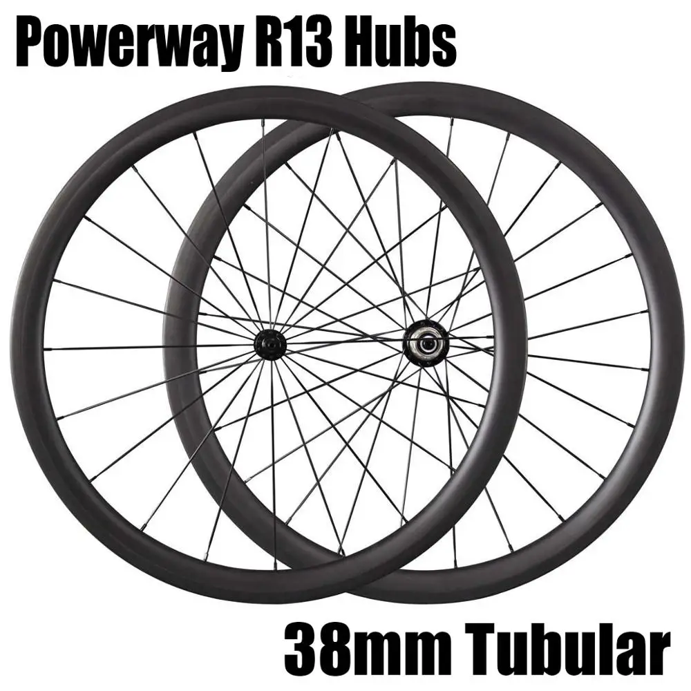 OZUZ Powerway R13 супер светильник втулка V тормоза Углеродные колеса 38 мм Глубина 23