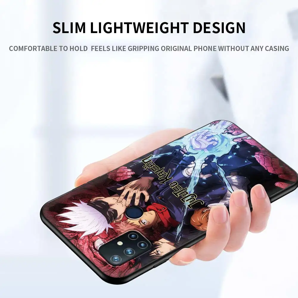 For OnePlus 8 Nord 7Pro Case For One Plus Z N10 5G 8T 7 Pro n100 7T 6T Full Protection Soft Phone Cover Jujutsu Kaisen Anime Sac