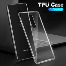 Cristal claro macio silicone transparente tpu caso capa para oneplus um plus 8 8pro 7 t pro 6 5 t 5 3 t 3 t a6010 a6000 a5010