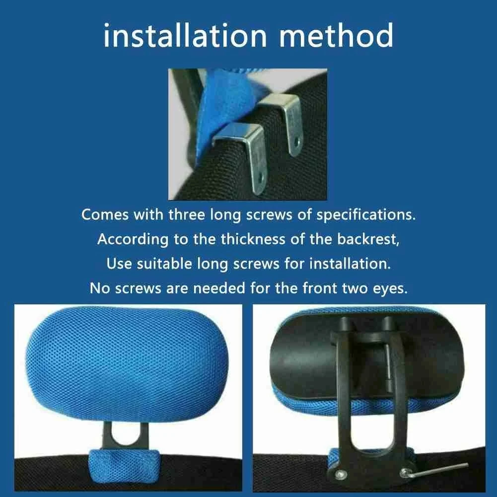 Computer Chair Office Chair Headrest with Adjustable Lifting Neck Protection Pillow Headrest for Chair Office Accessories
