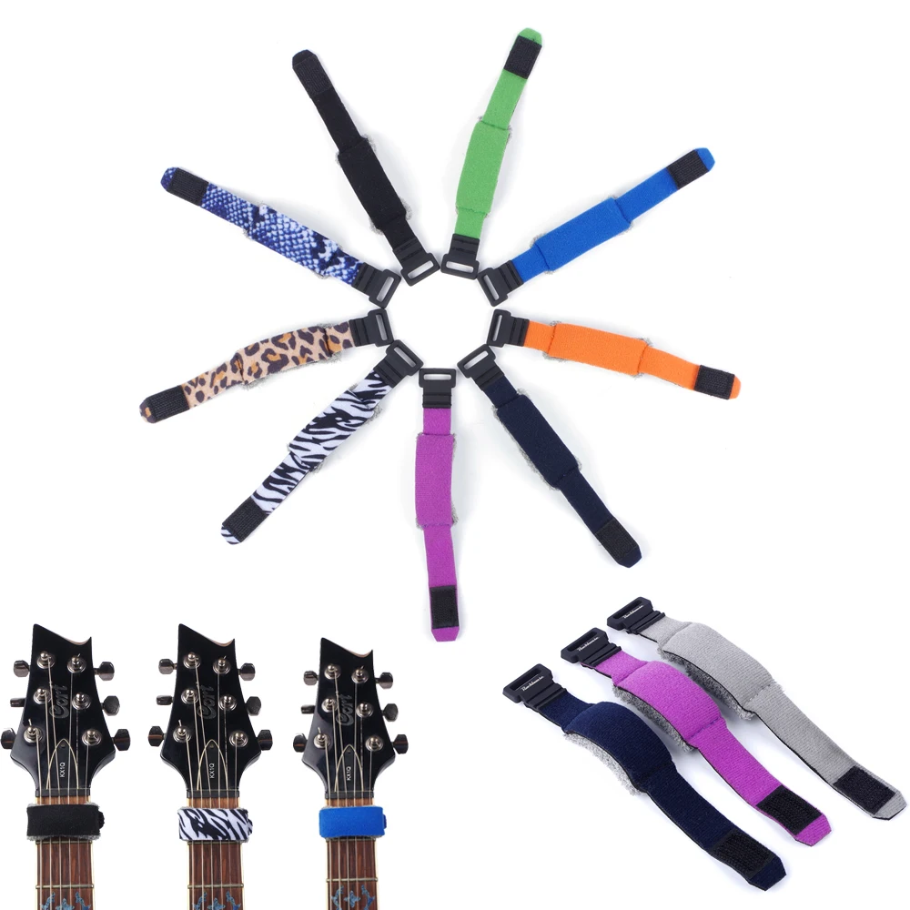 

Guitar Fret Wraps Strings Mute Muter Fretboard Muting Wraps for Acoustic Classic Electric Guitar Bass Ukulele String Instruments
