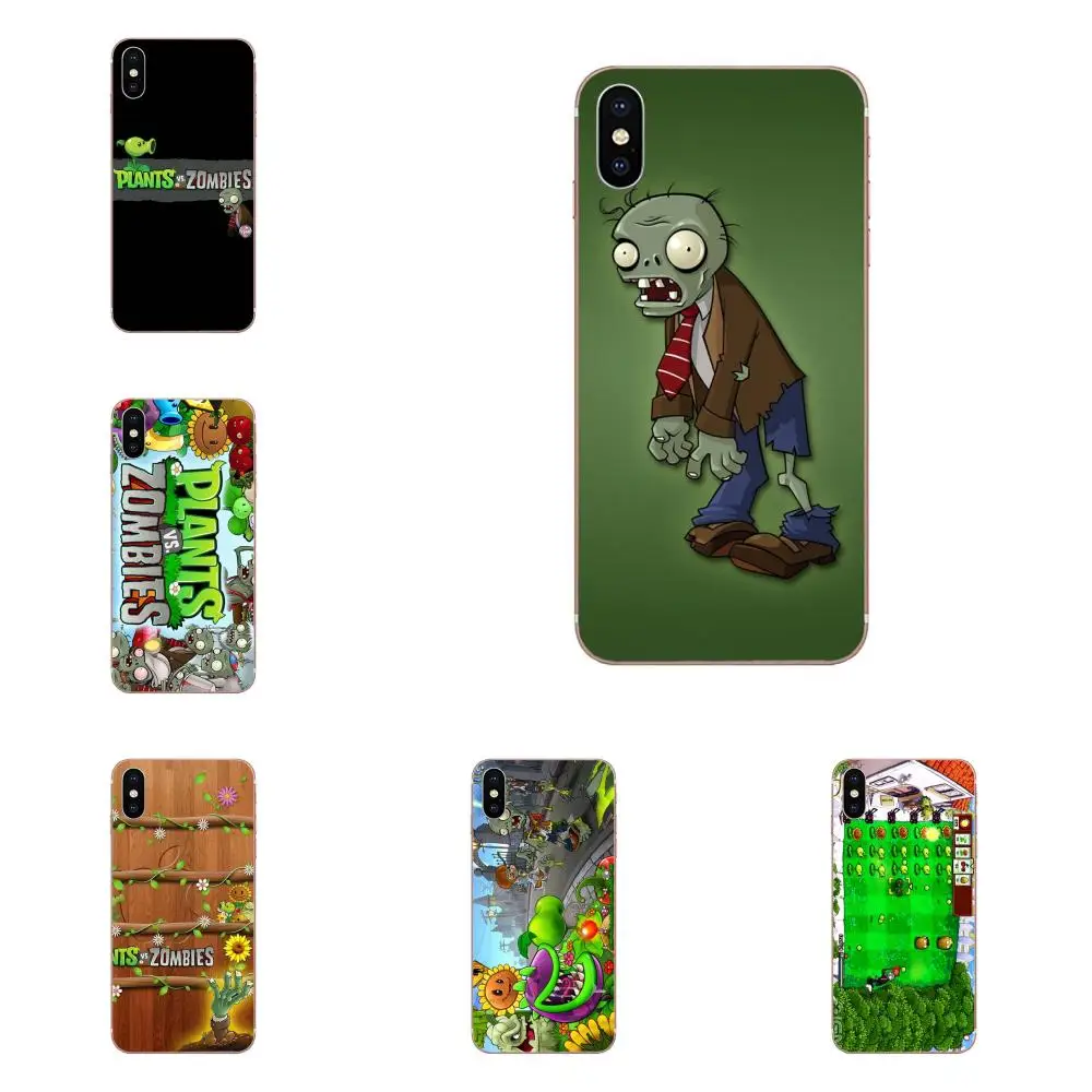 С изображением героев Plants Vs. Зомби для Galaxy J1 J2 J3 J330 J4 J5 J6 J7 J730 J8 2015 2016 2017 2018 mini Pro