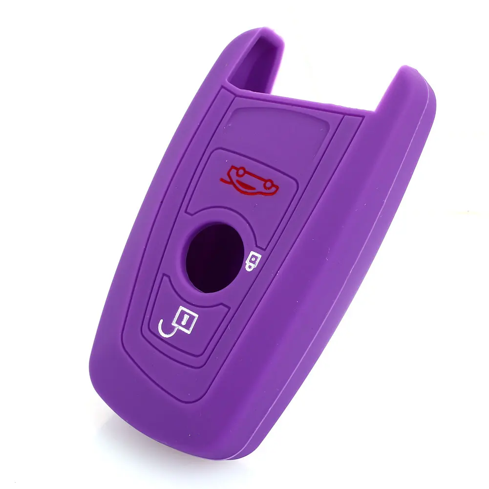 Vehemo Foldable Silicone Remote Fob Cover Car Remote Control Case Protection Silicone Key Case Vehicle Automobile Flexible