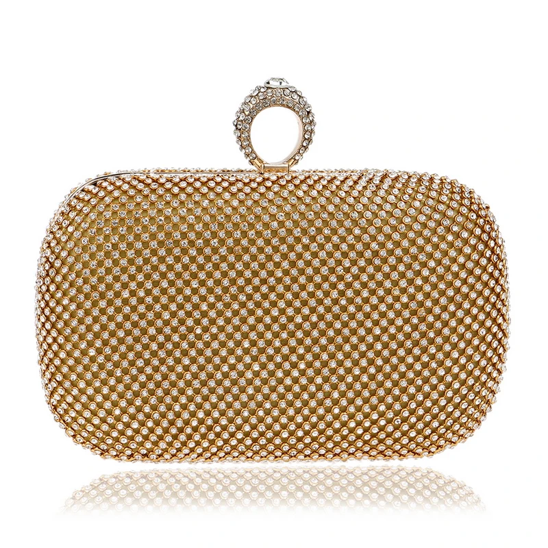 Diamond Evening Day Clutches Bags Bling Chain Shoulder Bag Women's Handbags Wallets Purse for Wedding Party Dinner Date | Багаж и