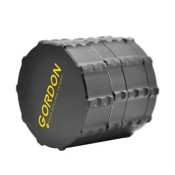

GORDON Dia.60mm Aluminum Tobacco Crusher 4 Lays Herb Grinder China Metal 60mm Straight Type 30 with Gift Box PH7600 54mm 199g