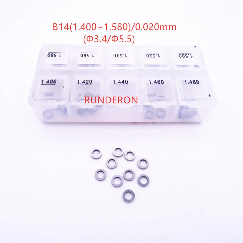 JYJC B13 B14 B16 B22 B26 шайба прокладка Common Rail топливный инжектор регулировочный Комплект прокладок для Bosch 0445 120 серия форсунок 500 шт
