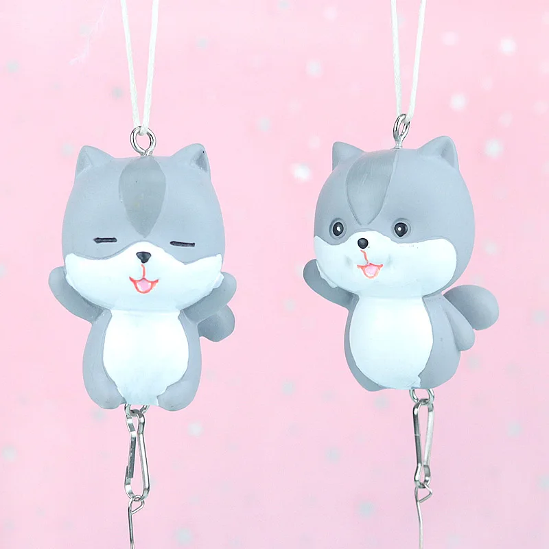 Мультяшные полимерные le baby Rat Wind Chime Подвеска для студентов, подарок для детей, креативный домашний резиновый колокольчик INS