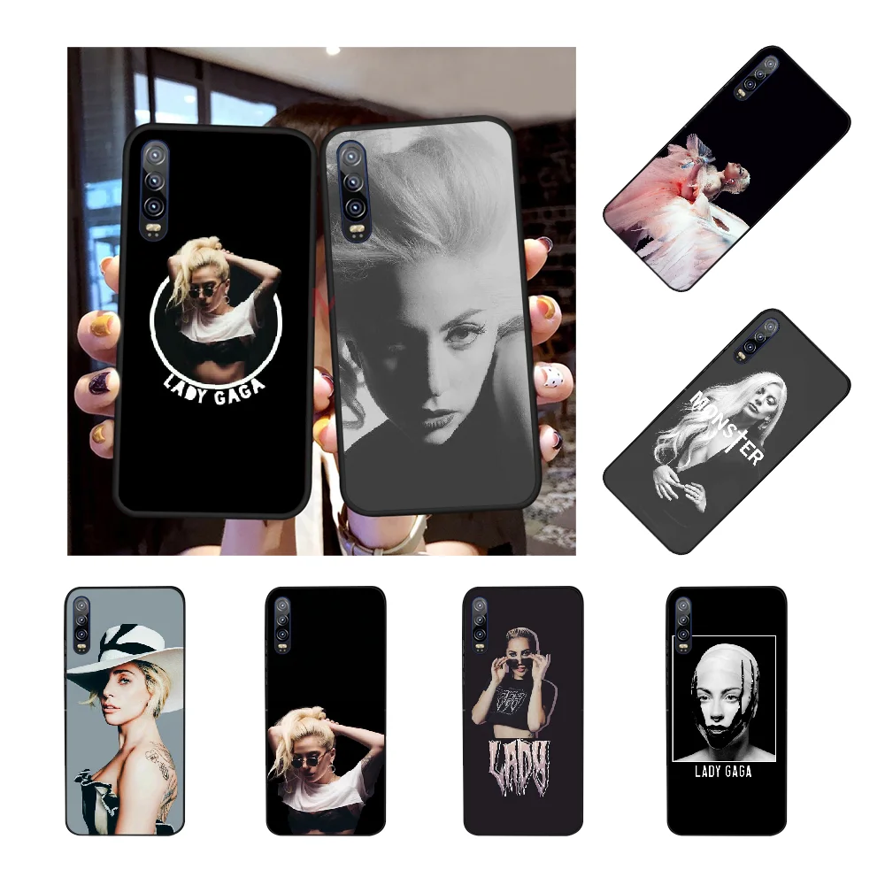 NBDRUICAI Lady Gaga черный ТПУ мягкий чехол для телефона Huawei P30 P20 P10 P9 P8 Mate 20 10 Pro Lite |