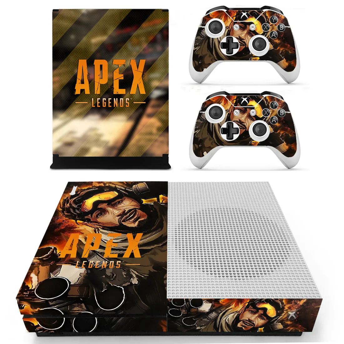 Apex legends наклейка s для Xbox One S кожа Виниловая наклейка Pegatina для Xbox one тонкая консоль и два контроллера шкуры