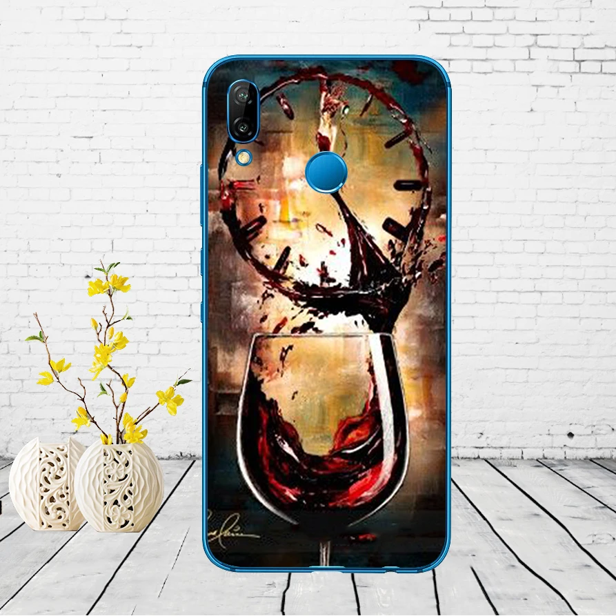 128DD keep calm and drink a bear винный узор, резиновый чехол для Huawei P9 P10 P20 P30 Lite mate 10 20 PRO lite p smart чехол