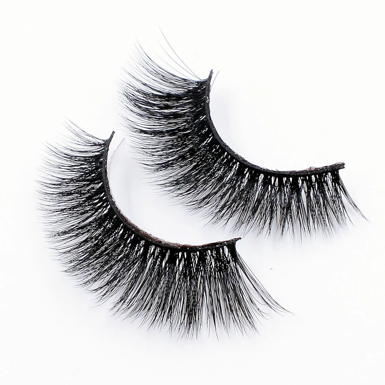 

1 Pairs Natural Long Mink False Eyelashes Makeup Natural Stage Party Exaggerated Cross Sharpening Mink Lashes Extension Make Up