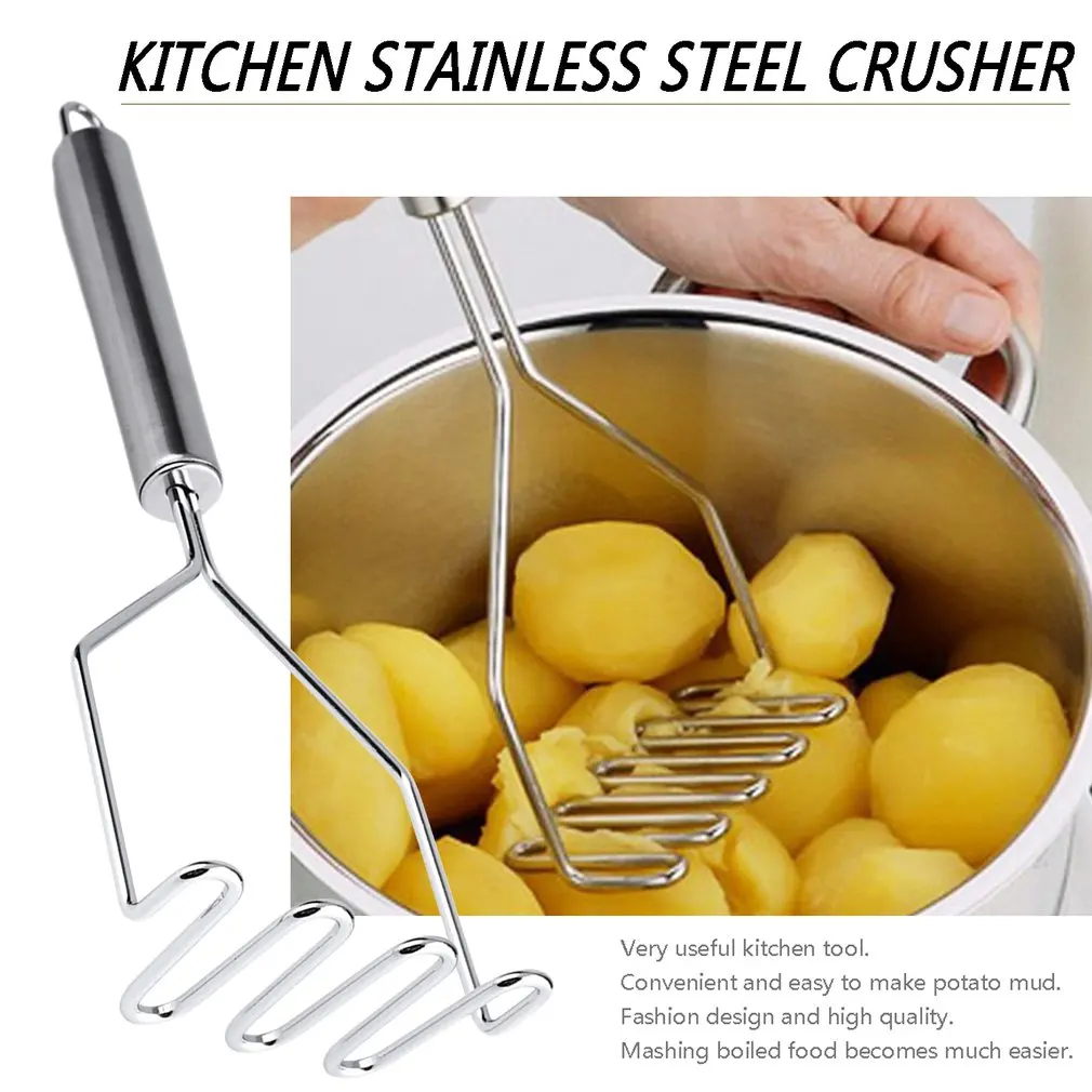 Stainless Multifunction Potato Ricer Egg Masher Mould Vegetable Fruit Crusher Kitchen Tool